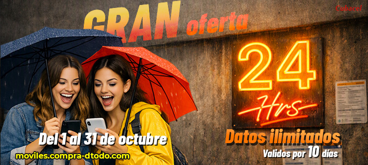 Datos ilimitados 24 horas durante 10 días